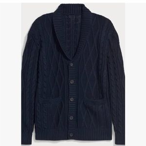 NWT men’s Old Navy cable knit cardigan